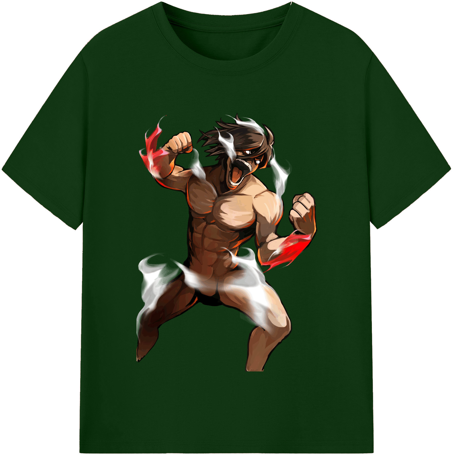（画像用） 進撃の巨人 Attack on Titan 綿100％半袖Tシャツ（フロントプリント）